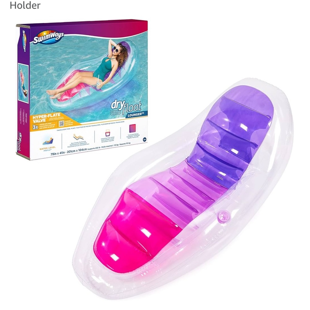 SwimWays Dry Float Lounger new in Box MSRP-79